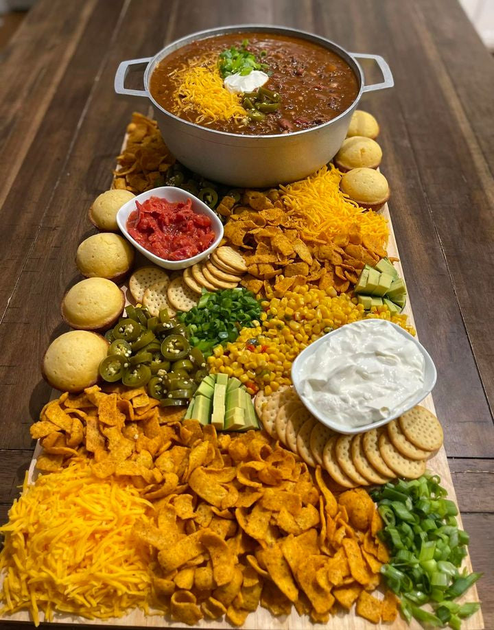 How To Set Up A Chili Board For Super Bowl