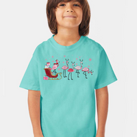 Flamingo Jingle T-shirts Toys For Tots Benefit